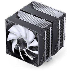 Jonsbo CA80 CPU Cooler, Dual-Tower, 2 x 120mm, PWM, RGB - black