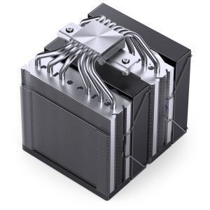 Jonsbo CA80 CPU Cooler, Dual-Tower, 2 x 120mm, PWM, RGB - black