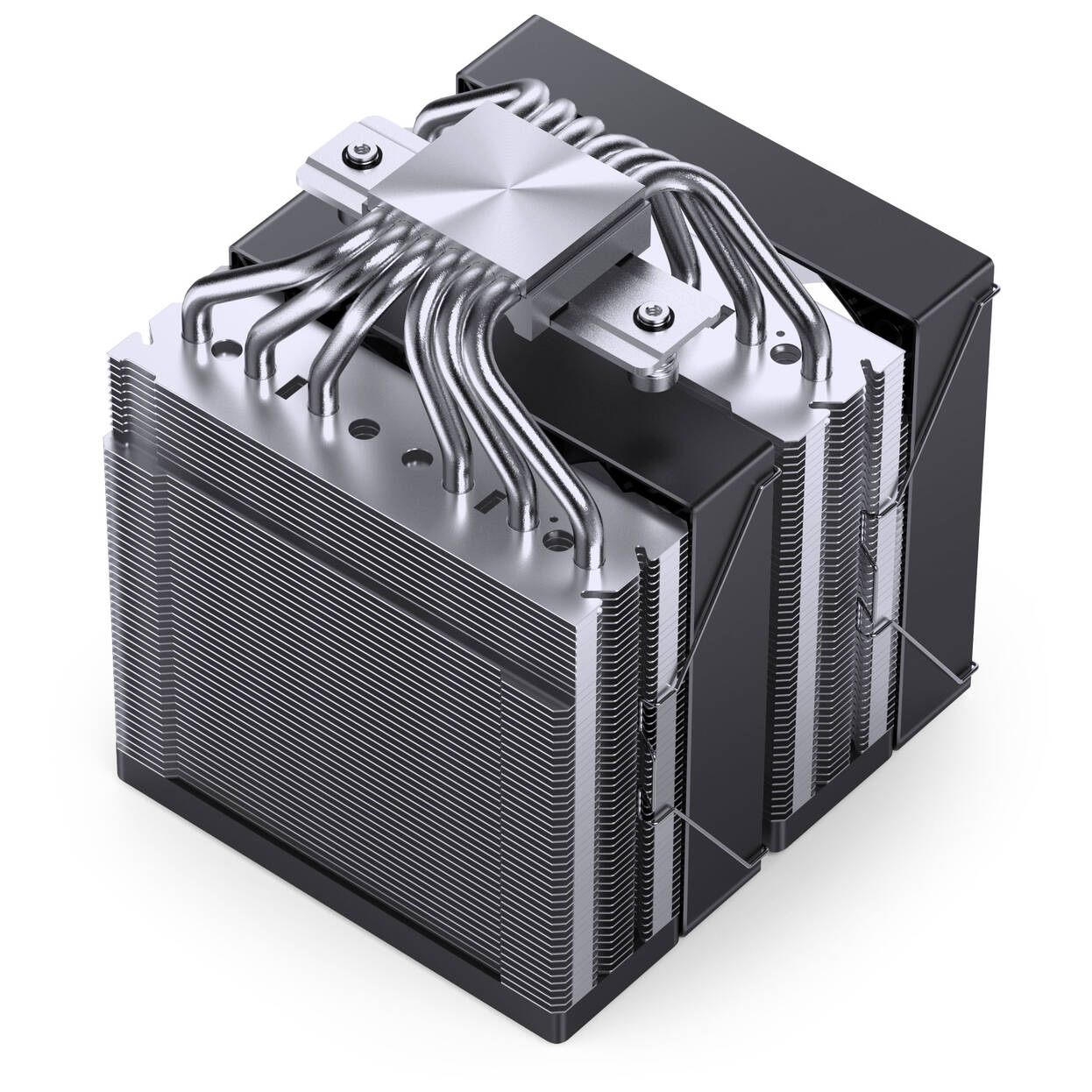 Jonsbo CA80 CPU Cooler, Dual-Tower, 2 x 120mm, PWM, RGB - black