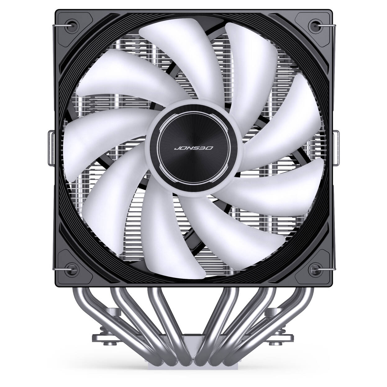 Jonsbo CA80 CPU Cooler, Dual-Tower, 2 x 120mm, PWM, RGB - black