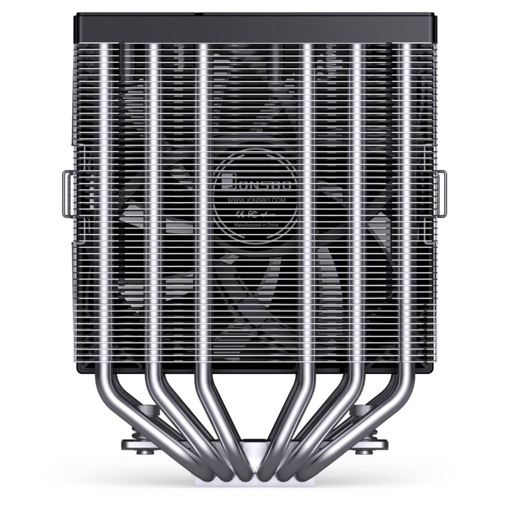 Jonsbo CA80 CPU Cooler, Dual-Tower, 2 x 120mm, PWM, RGB - black