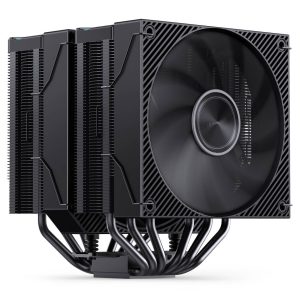 Jonsbo CA90 CPU Cooler, Dual-Tower, 1 x 130mm / 1 x 120mm, PWM, ARGB - black