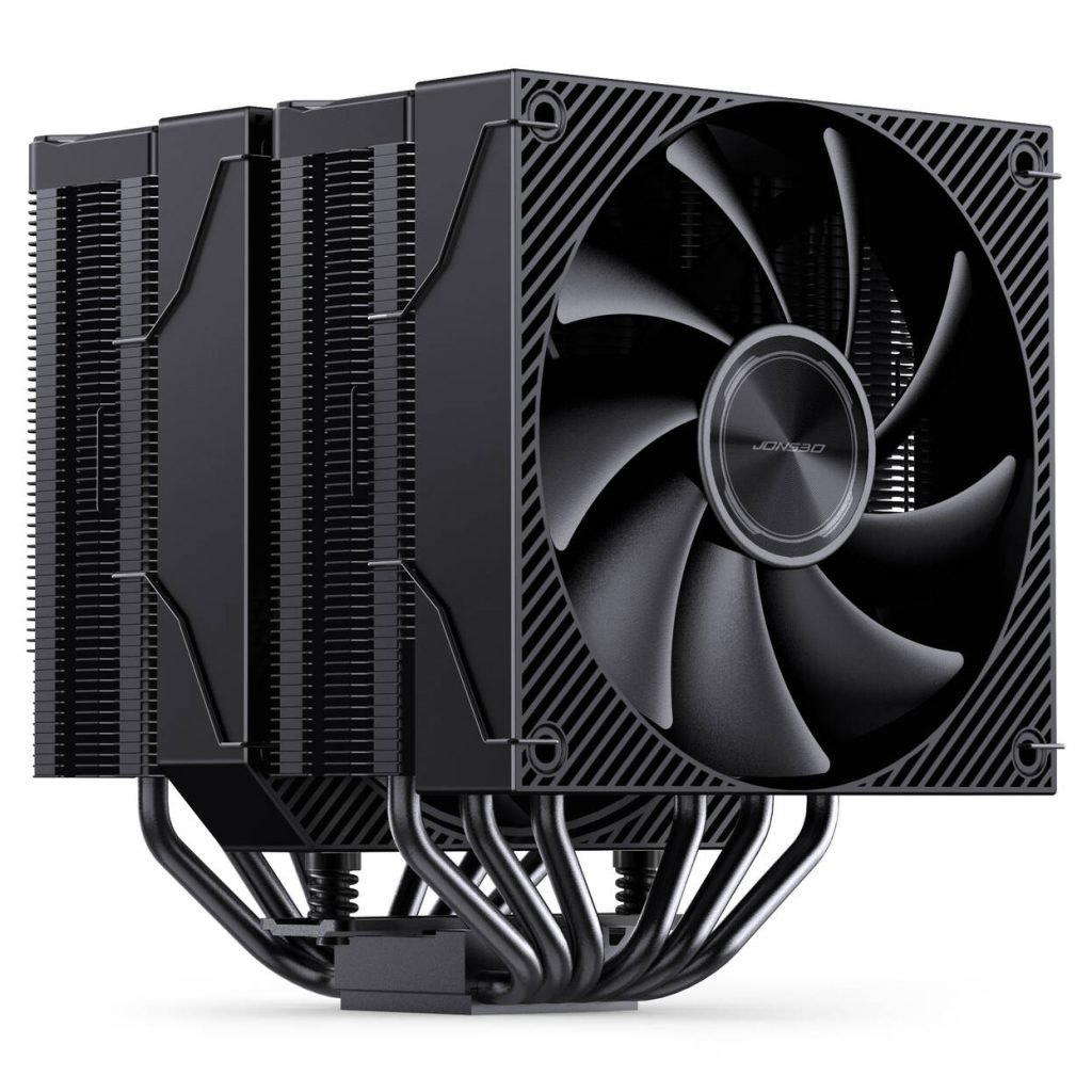 Jonsbo CA90 CPU Cooler, Dual-Tower, 1 x 130mm / 1 x 120mm, PWM, ARGB - black