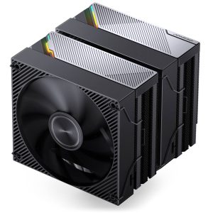 Jonsbo CA90 CPU Cooler, Dual-Tower, 1 x 130mm / 1 x 120mm, PWM, ARGB - black