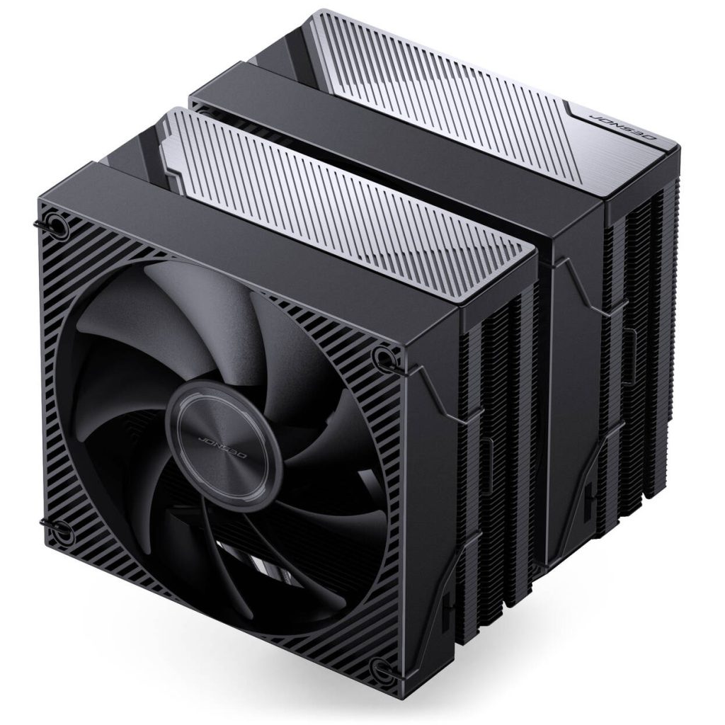 Jonsbo CA90 CPU Cooler, Dual-Tower, 1 x 130mm / 1 x 120mm, PWM, ARGB - black