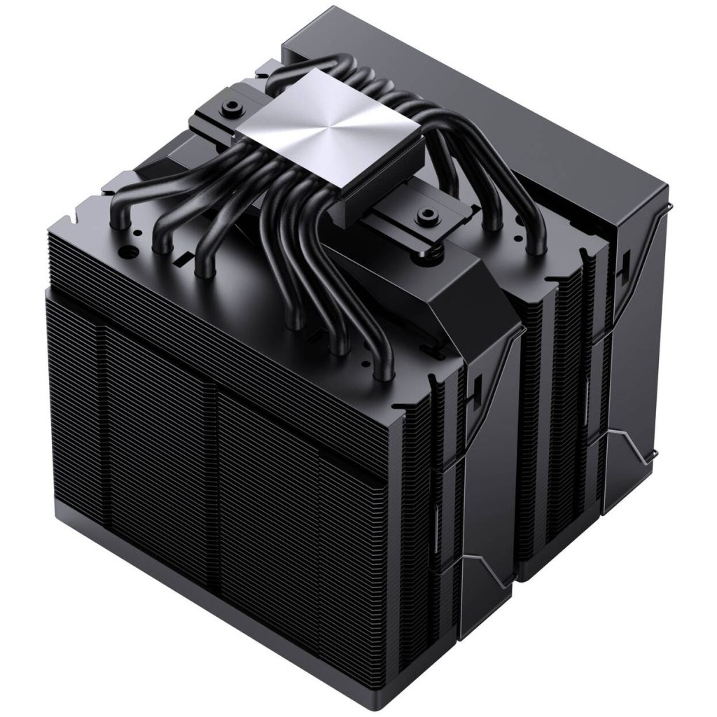 Jonsbo CA90 CPU Cooler, Dual-Tower, 1 x 130mm / 1 x 120mm, PWM, ARGB - black