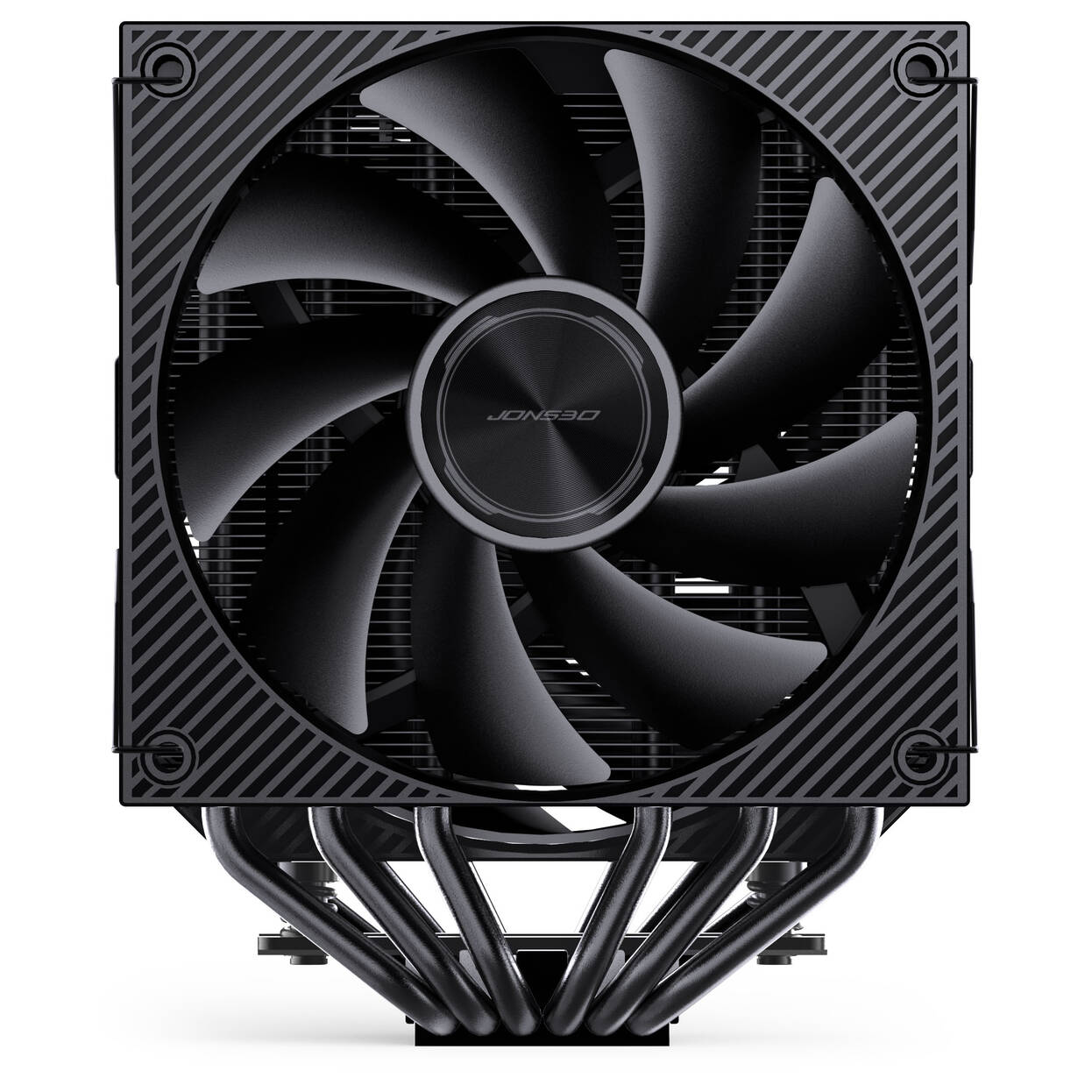 Jonsbo CA90 CPU Cooler, Dual-Tower, 1 x 130mm / 1 x 120mm, PWM, ARGB - black