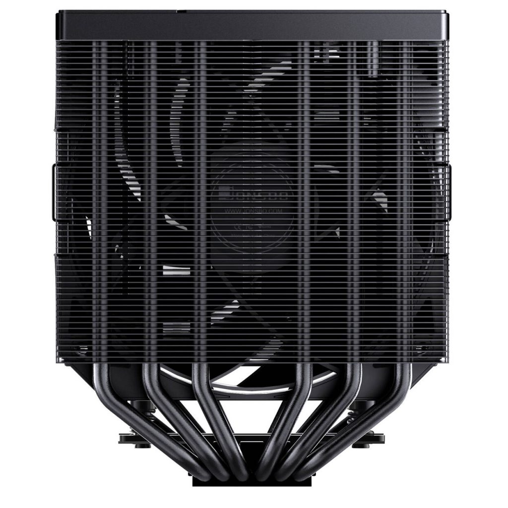 Jonsbo CA90 CPU Cooler, Dual-Tower, 1 x 130mm / 1 x 120mm, PWM, ARGB - black