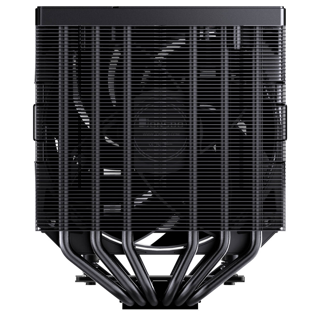 Jonsbo CA90 CPU Cooler, Dual-Tower, 1 x 130mm / 1 x 120mm, PWM, ARGB - black