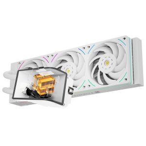 Thermalright Wonder Vision 360 UB ARGB AiO Water Cooling, ARGB, 6.67” OLED Display – 360mm, White
