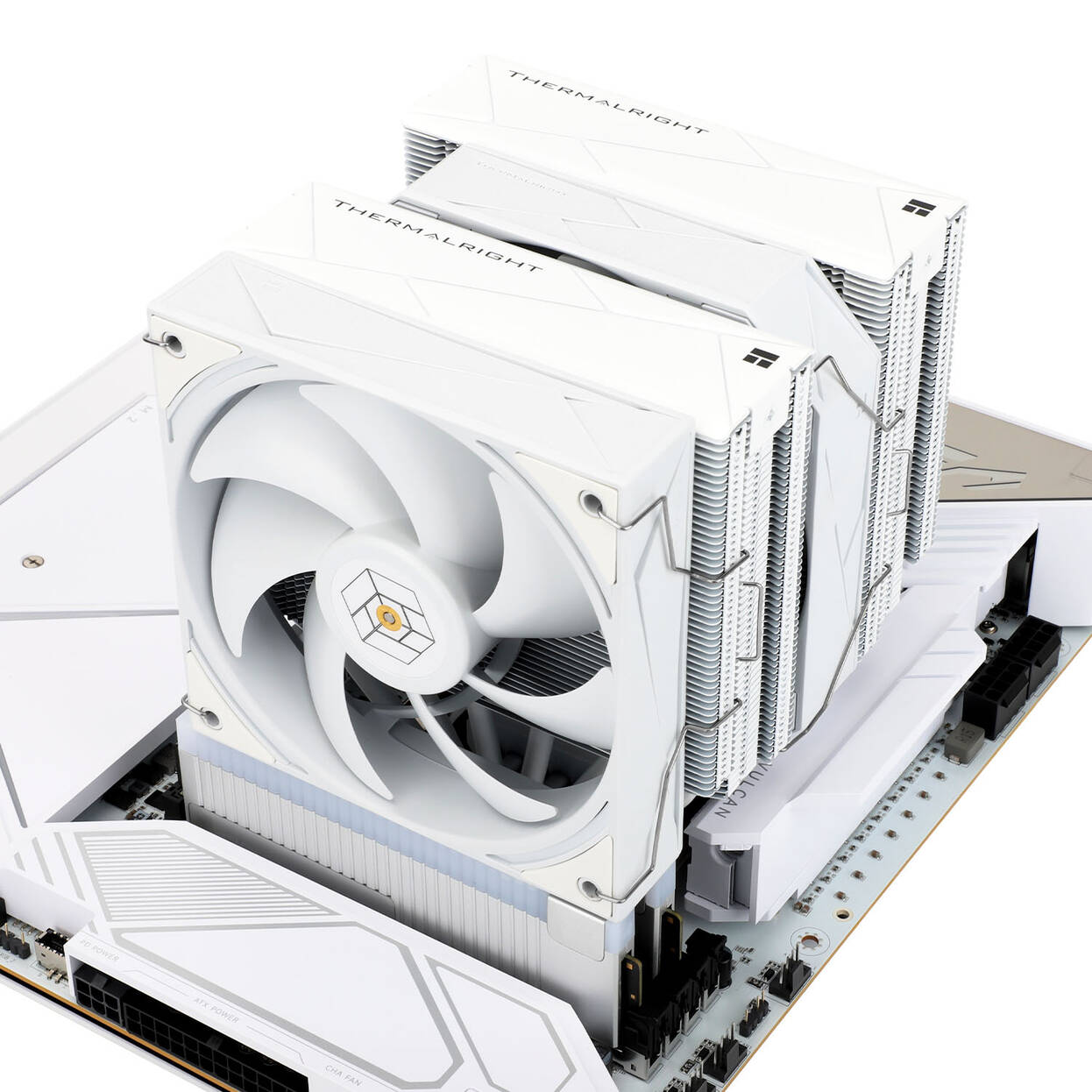 Thermalright Royal Pretor 130 CPU Cooler, Dual-Tower - 1x 120mm, 1x 130mm, white