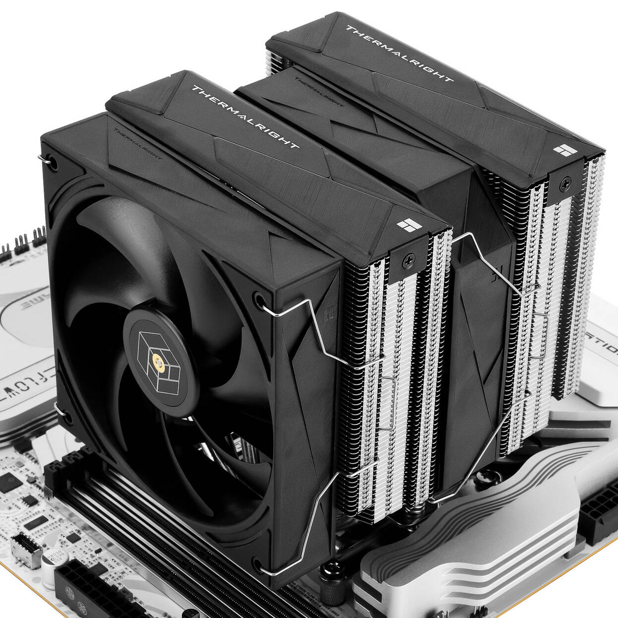 Thermalright Royal Pretor CPU Cooler, Dual Tower - 120mm and 130mm, black