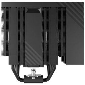 TRYX TURRIS T620 CPU Air Cooler, Dual-Tower, with 5-Inch Display - 120mm, Black