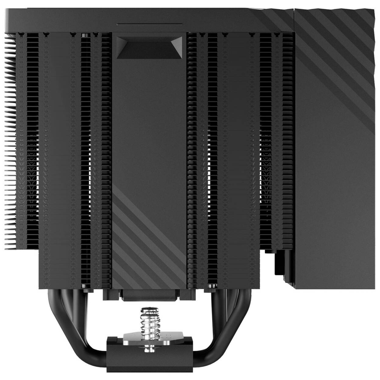 TRYX TURRIS T620 CPU Air Cooler, Dual-Tower, with 5-Inch Display - 120mm, Black