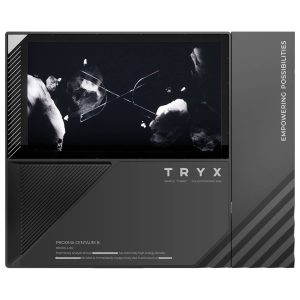 TRYX TURRIS T620 CPU Air Cooler, Dual-Tower, with 5-Inch Display - 120mm, Black