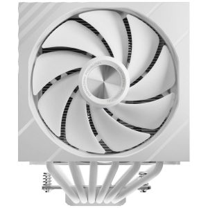 TRYX TURRIS T620 CPU Air Cooler, Dual-Tower, with 5-Inch Display - 120mm, White