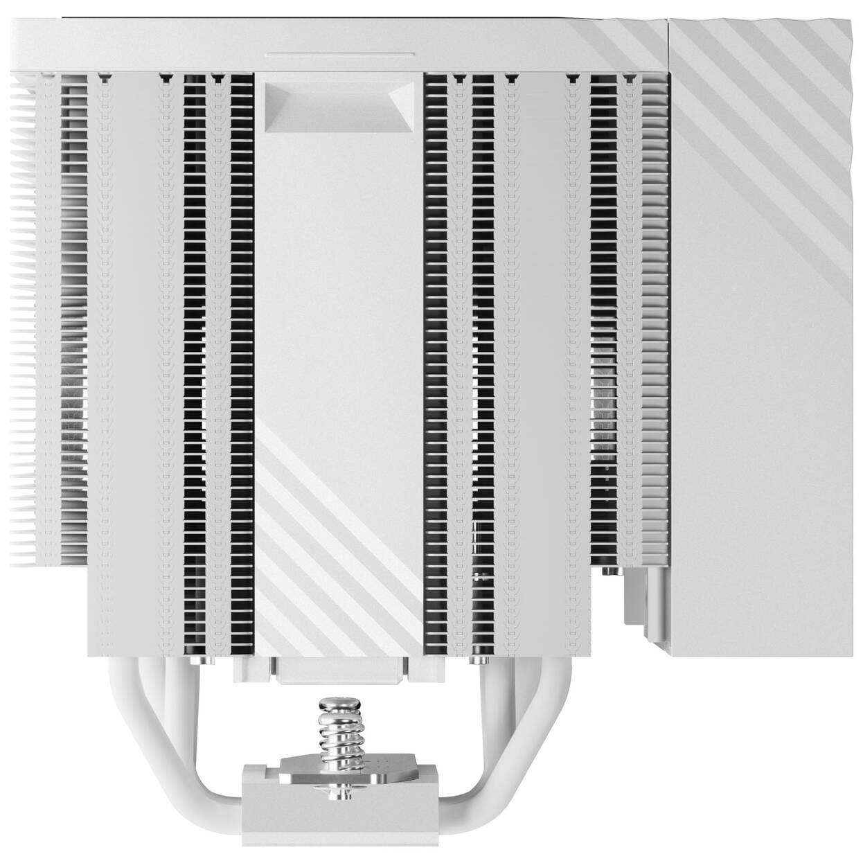 TRYX TURRIS T620 CPU Air Cooler, Dual-Tower, with 5-Inch Display - 120mm, White