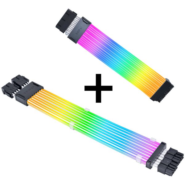 Lian Li Strimer Wireless 24-Pin RGB Motherboard Cable + Controller + 2x 8-Pin CPU Cables
