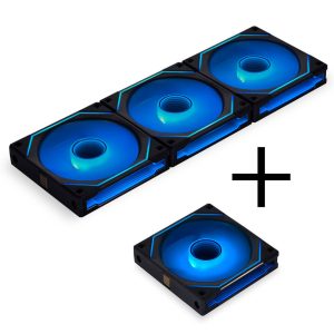 Lian Li UNI FAN SL-INF 120 PWM 3-pack + Single fan including controller - 120mm, black : image 1
