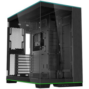 Lian Li O11D EVO RGB, Tempered Glass +UNI FAN SL Wireless aRGB Fans, 3-pack - Black