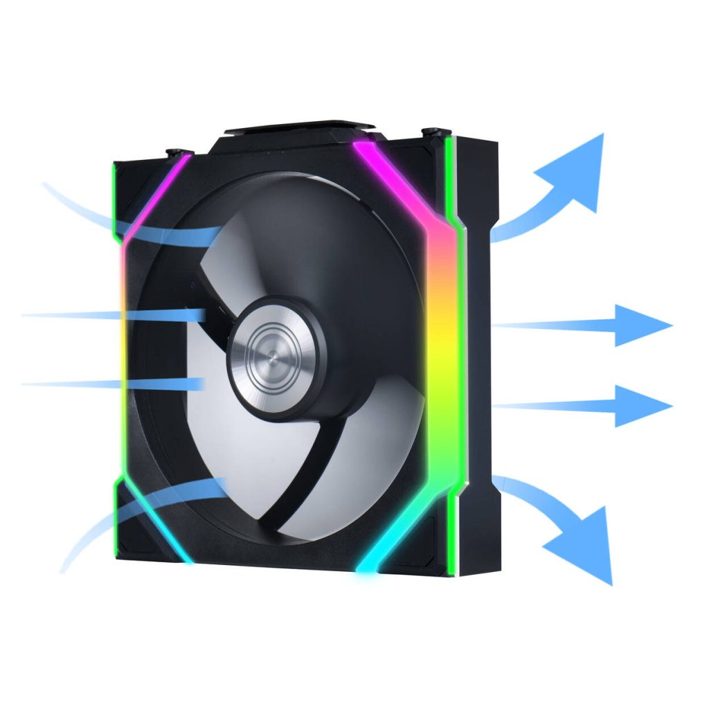 Lian Li O11D EVO RGB, Tempered Glass +UNI FAN SL Wireless aRGB Fans, 3-pack - Black