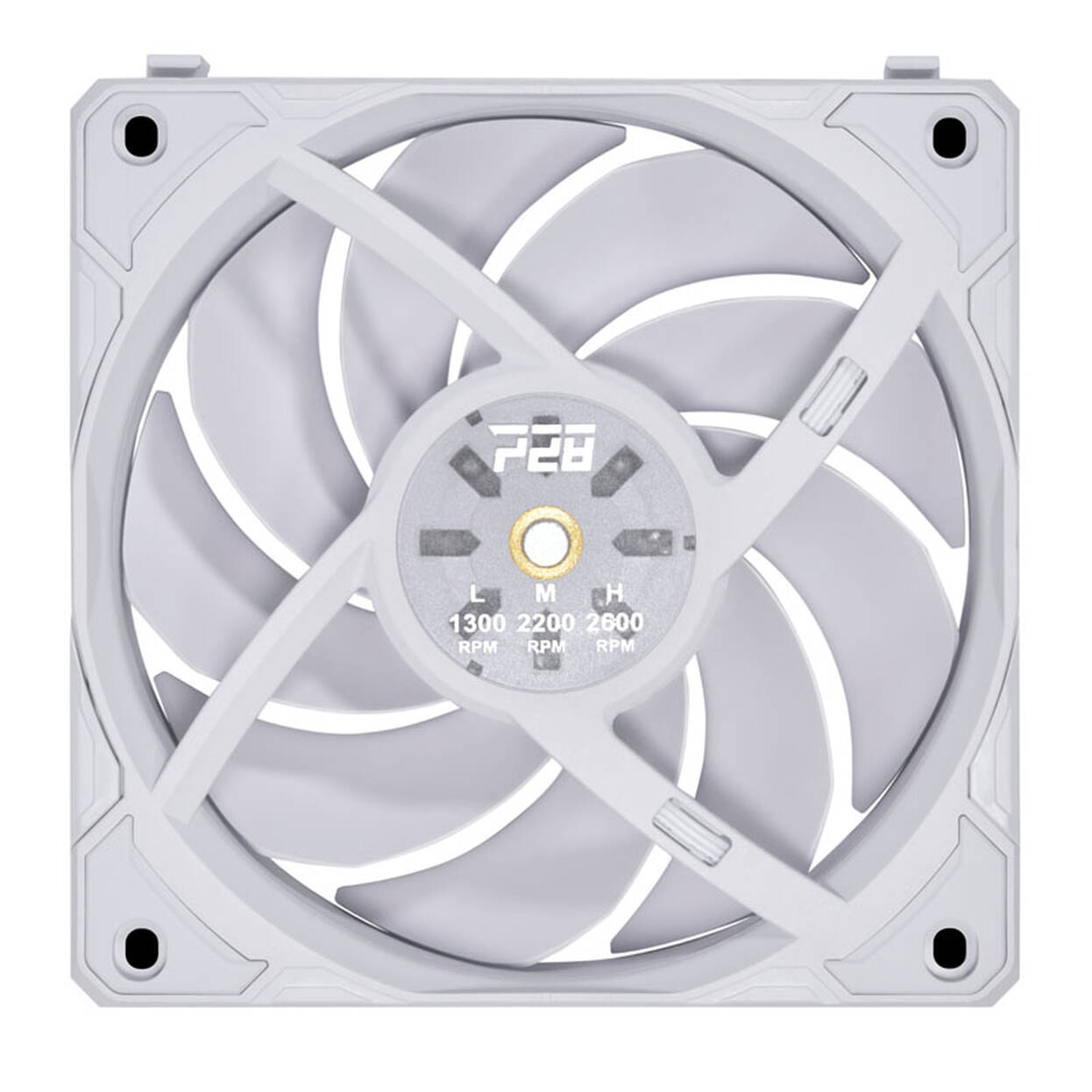 Lian Li UNI FAN P28 fans, pack of 3 - 120mm, White + 6x side ARGB stripes