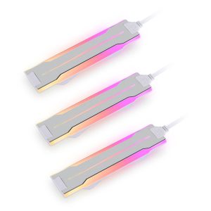 Lian Li UNI FAN P28 fans, pack of 3 - 120mm, White + 6x side ARGB stripes