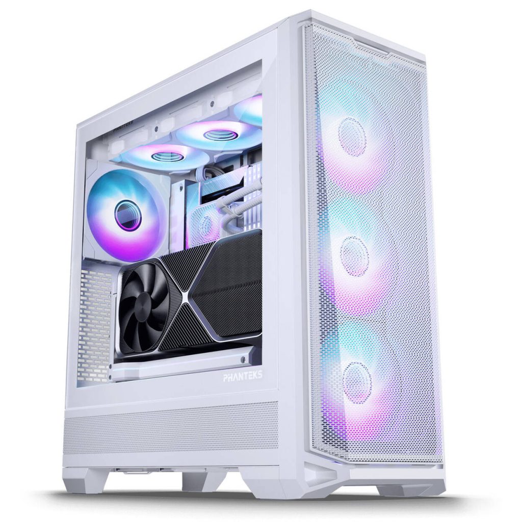 Phanteks Eclipse G400A PC Case + Glacier M25 Gen2 AiO Water Cooling - White