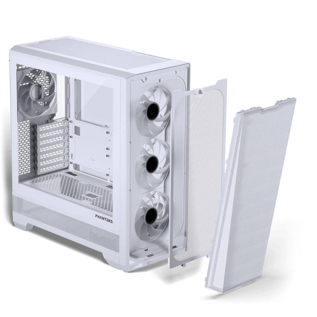 Phanteks Eclipse G400A PC Case + Glacier M25 Gen2 AiO Water Cooling - White