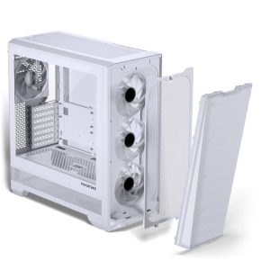 Phanteks Eclipse G400A PC Case + Glacier M25 Gen2 AiO Water Cooling - White