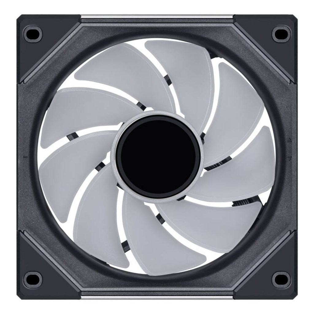 Lian Li UNI FAN SL-INF 120 ARGB Reverse Blade Fan, 3-pack including controller + 1x UNI FAN SL-INF 120 PWM Fan - Black