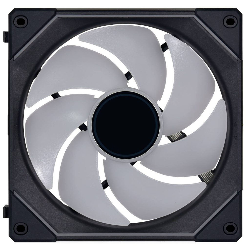 Lian Li UNI FAN SL-INF 140 ARGB Reverse Blade PWM Fan, 3-Pack Single Fans (Without Controller) - 140mm, Black