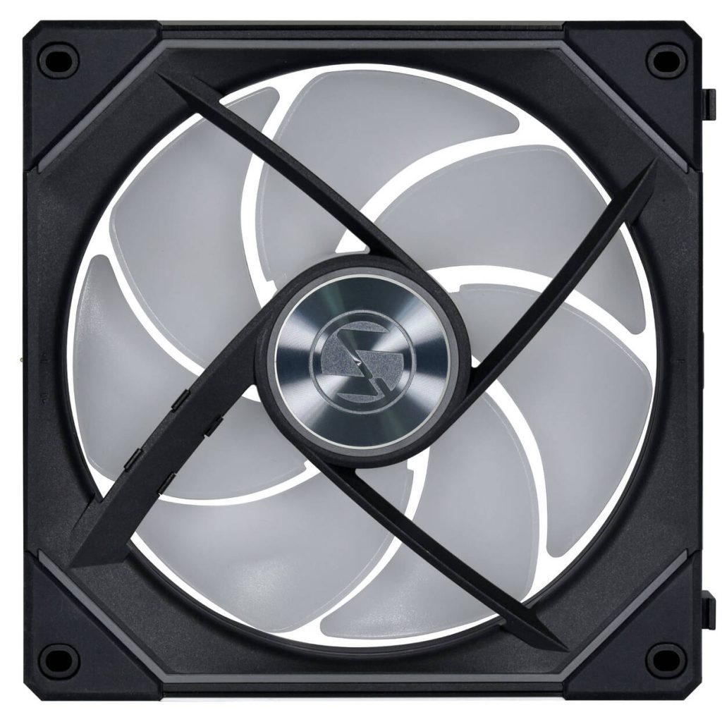 Lian Li UNI FAN SL-INF 140 ARGB Reverse Blade PWM Fan, 3-Pack Single Fans (Without Controller) - 140mm, Black