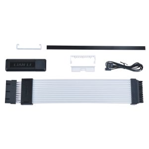 Lian Li Strimer Wireless 24-Pin RGB Motherboard Cable + 12V-2x6 GPU Cable Wide + 8.8 Universal Screen - Black