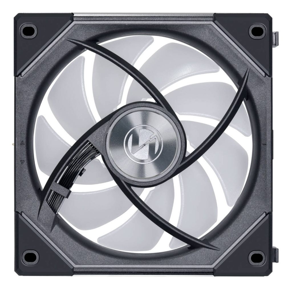 Lian Li 3+3 UNI FAN SL-INF 120 ARGB Reverse Blade PWM Fans, Pack of 6 - 120mm, Black