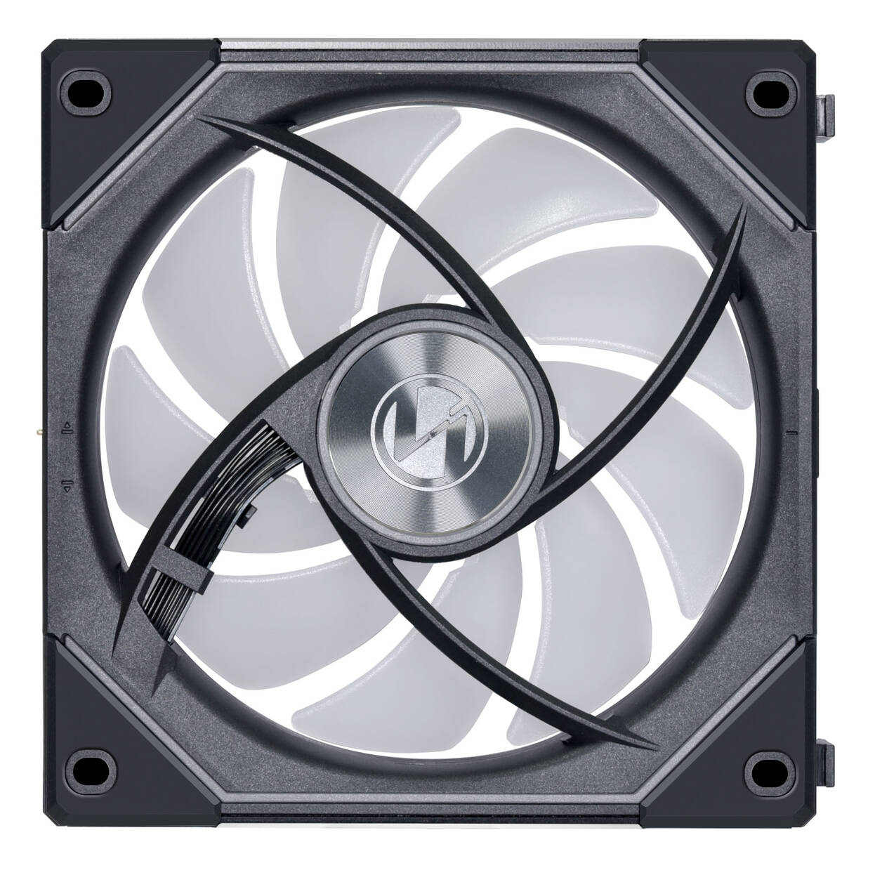 Lian Li 3+3 UNI FAN SL-INF 120 ARGB Reverse Blade PWM Fans, Pack of 6 - 120mm, Black