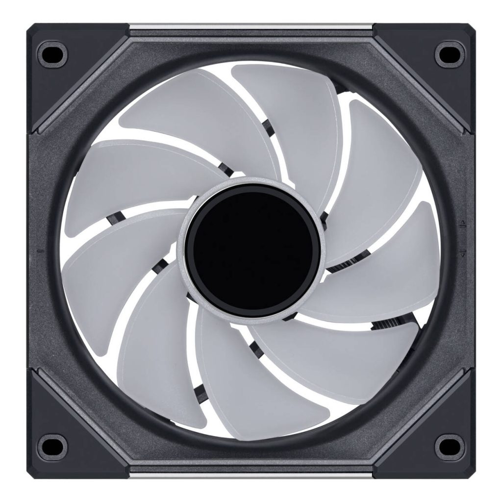 Lian Li 3+3 UNI FAN SL-INF 120 ARGB Reverse Blade PWM Fans, Pack of 6 - 120mm, Black