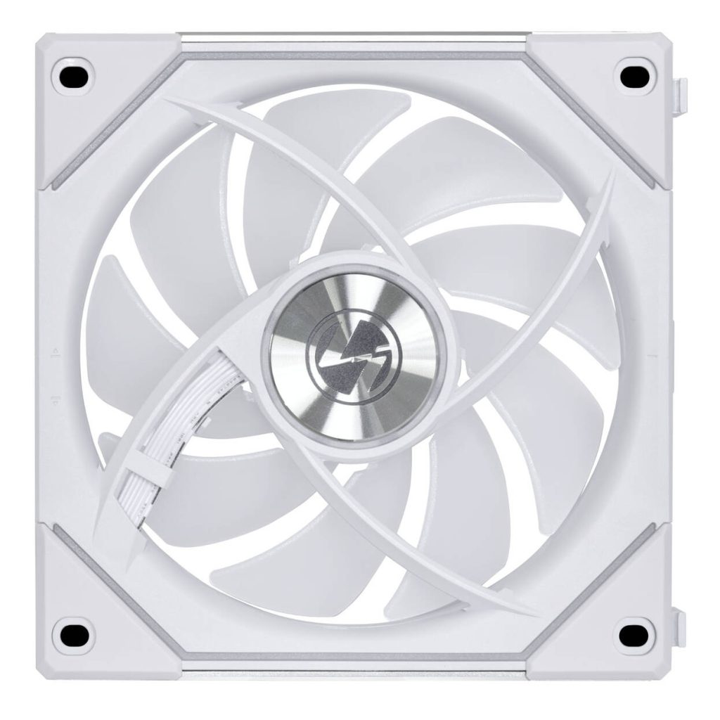 Lian Li "Complete Build Kit" UNI FAN SL-INF 120 ARGB Reverse Blade PWM Fan, 6-pack - 120mm, white