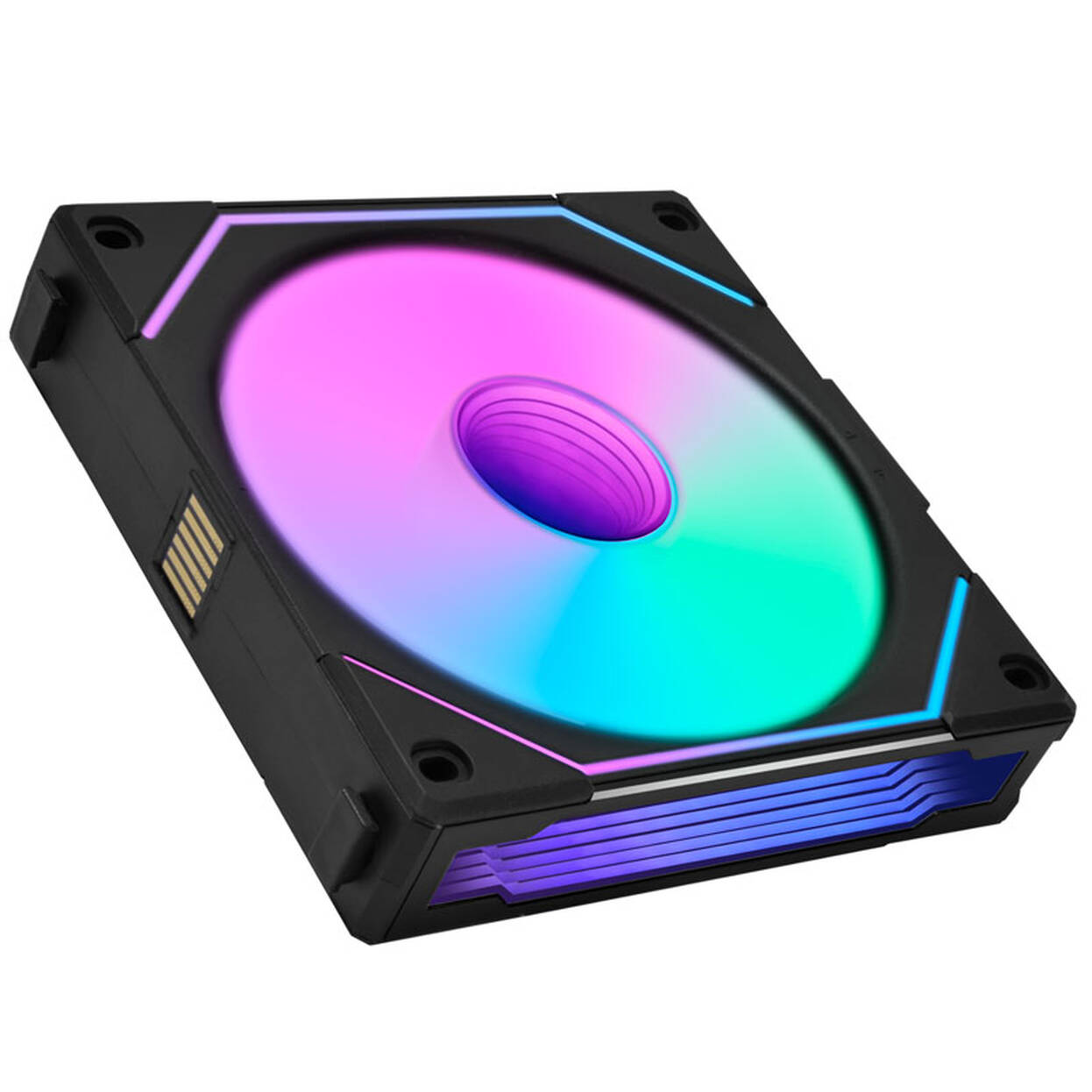 Lian Li O11 Dynamic Mini V2 "Flow" UNI FAN SL INF Edition - black - 5x UNI FAN SL-INF 120 ARGB Reverse Blade PWM : image 7