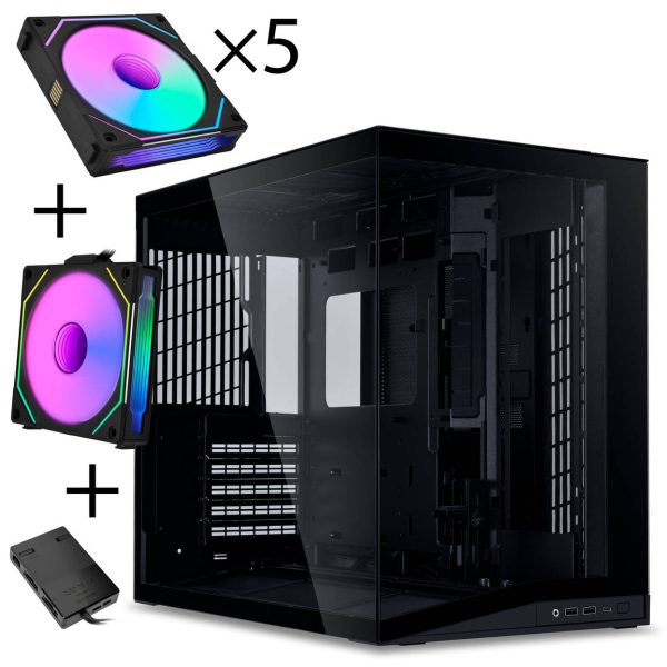 Lian Li O11 Dynamic Mini V2 “Total Flow” UNI FAN SL INF Edition – black (Incl. Controller)