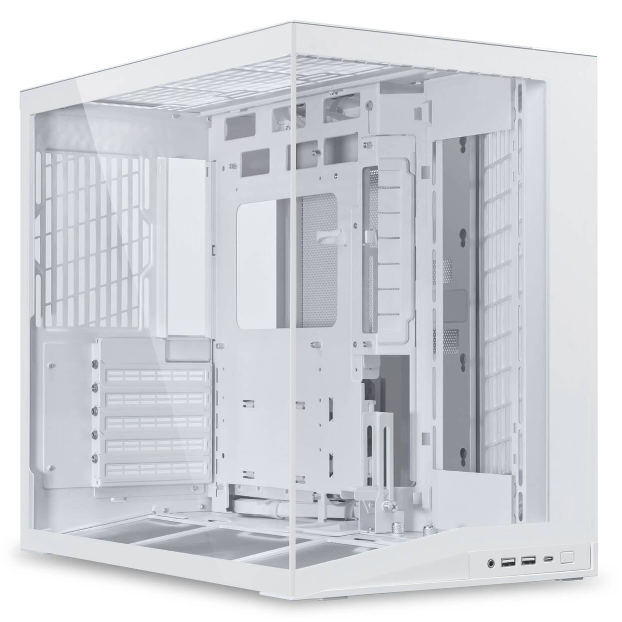 Lian Li O11 Dynamic Mini V2 - white - 5x UNI FAN SL-INF 120 ARGB Reverse Blade PWM fans - 120mm : image 2