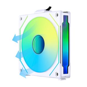 Lian Li O11 Dynamic Mini V2 - white - 5x UNI FAN SL-INF 120 ARGB Reverse Blade PWM fans - 120mm : image 11