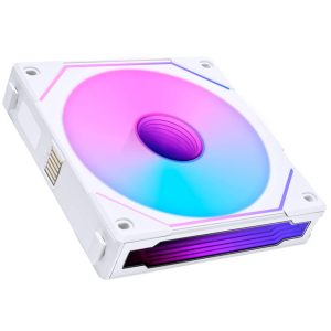 Lian Li O11 Dynamic Mini V2 - white - 5x UNI FAN SL-INF 120 ARGB Reverse Blade PWM fans - 120mm : image 9