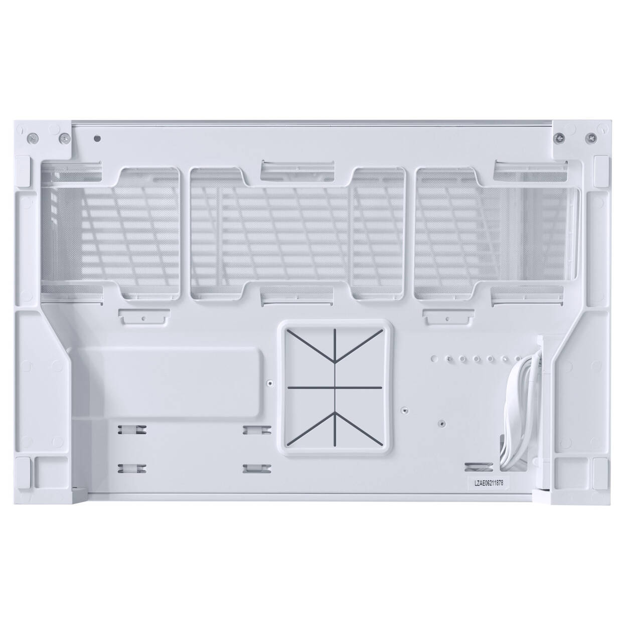 Lian Li O11 Dynamic Mini V2 + 5x UNI FAN SL-INF 120 Reverse Blade + 1x Standard PWM aRGB Fans - White