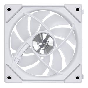 Lian Li O11 Dynamic Mini V2 + 5x UNI FAN SL-INF 120 Reverse Blade + 1x Standard PWM aRGB Fans - White