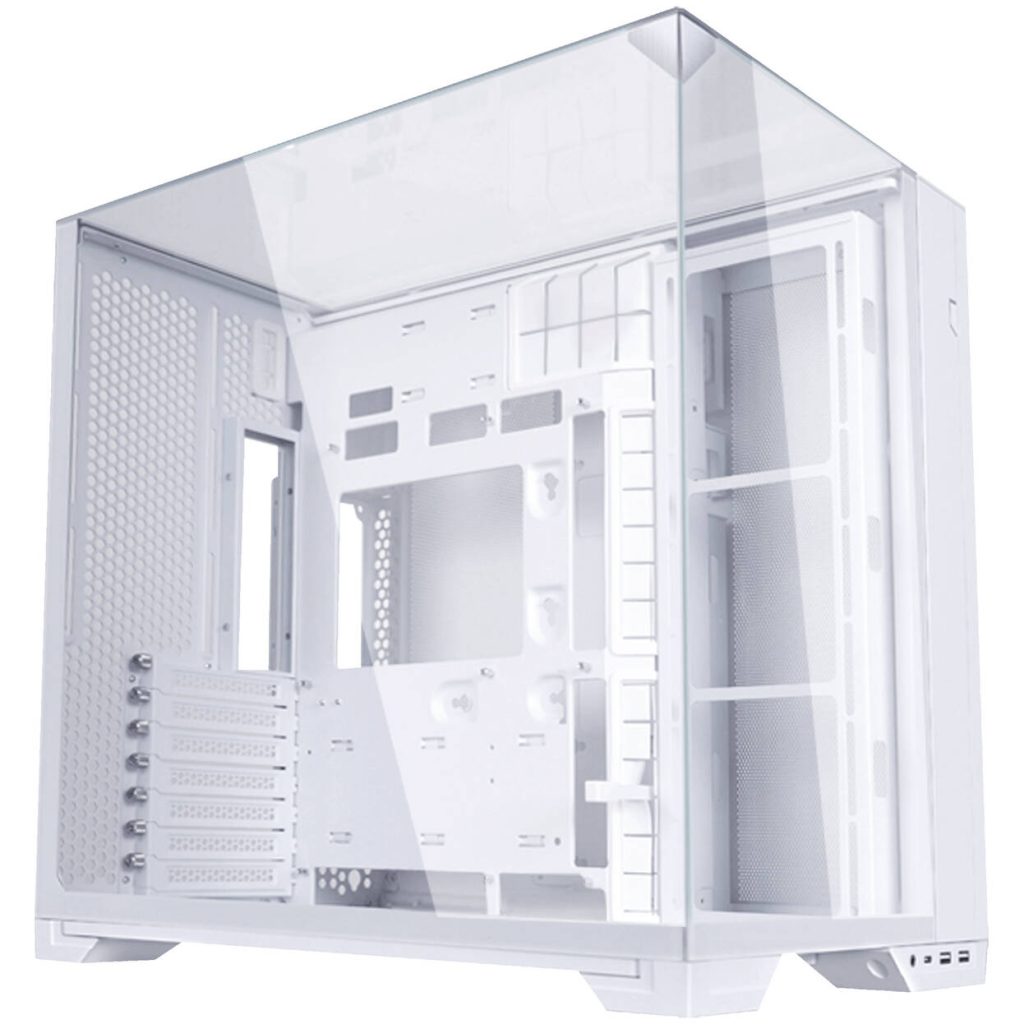 Lian Li O11 Vision Compact Case Bundle + HydroShift II LCD-S 360TL AiO - white