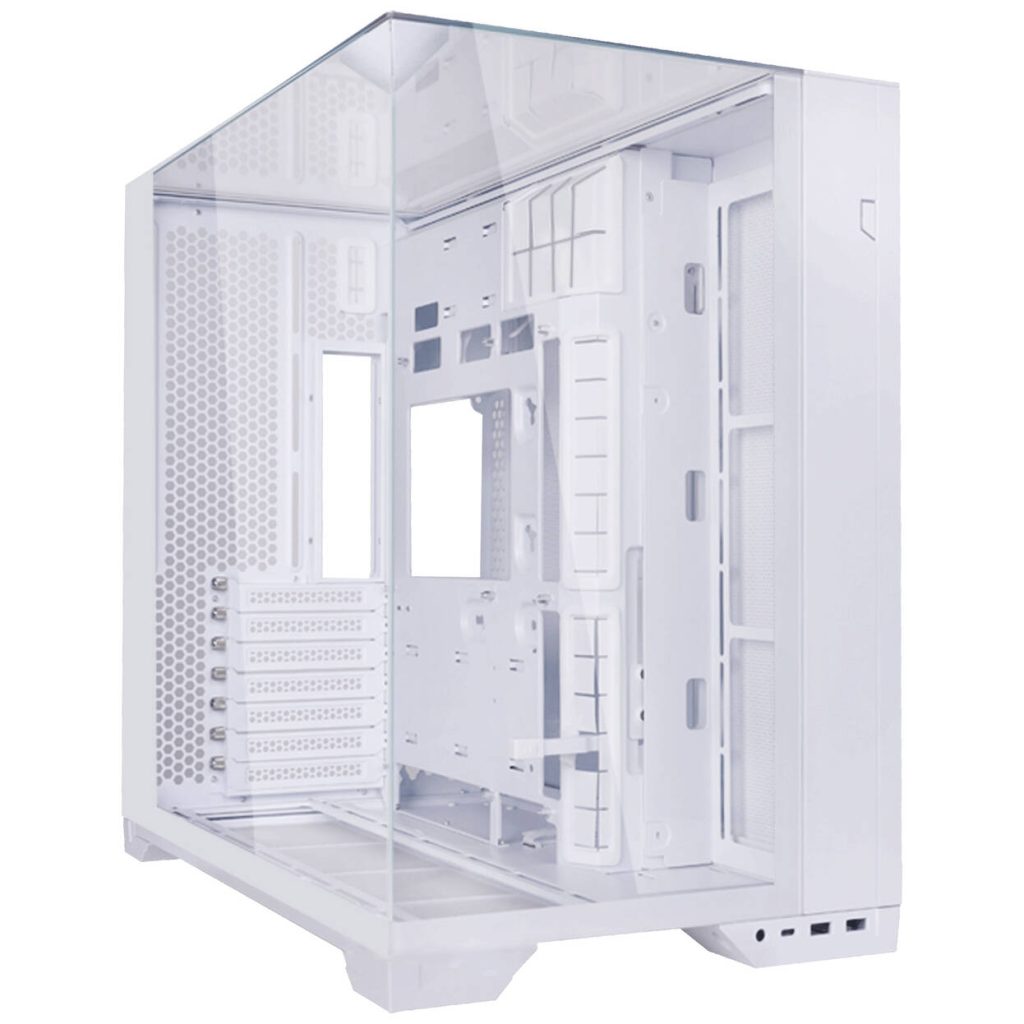 Lian Li O11 Vision Compact Case Bundle + HydroShift II LCD-S 360TL AiO - white