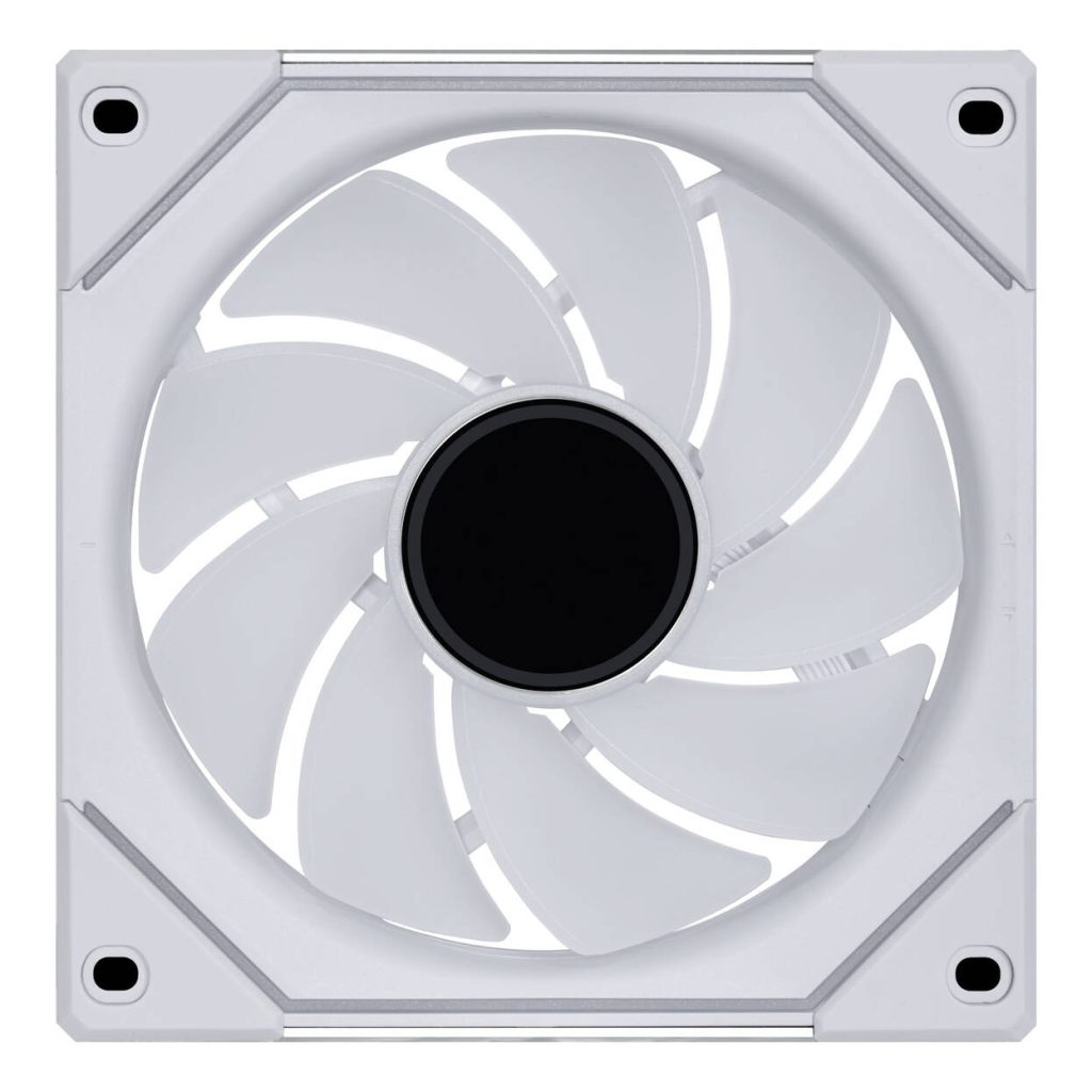 Lian Li 4-Pack - 3x UNI FAN SL-INF 120 Reverse Blade + 1x Standard Blade aRGB Fans - White (Without Controller)