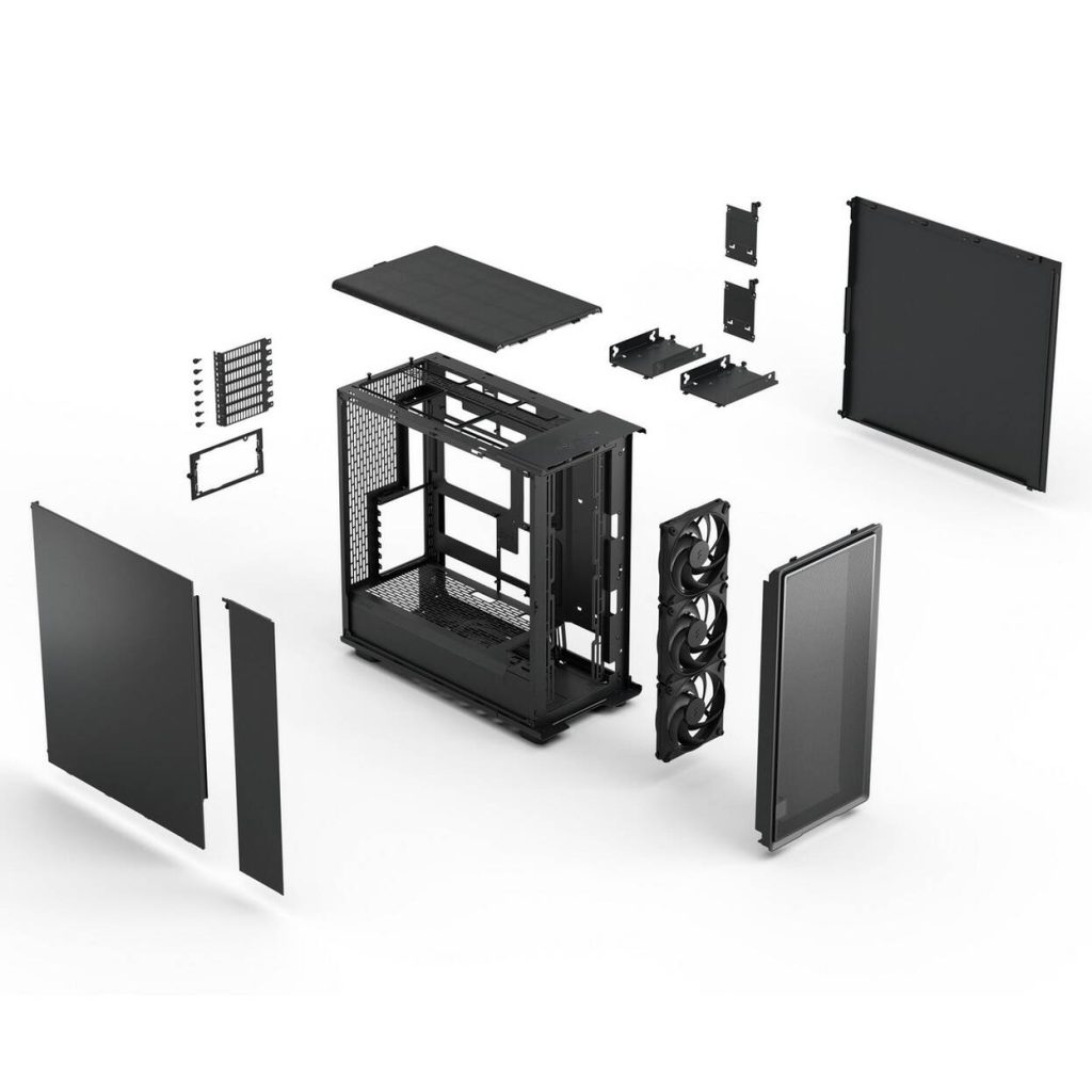 Fractal Design Epoch XL Black Solid PC Case, Mid-Tower, E-ATX – Black