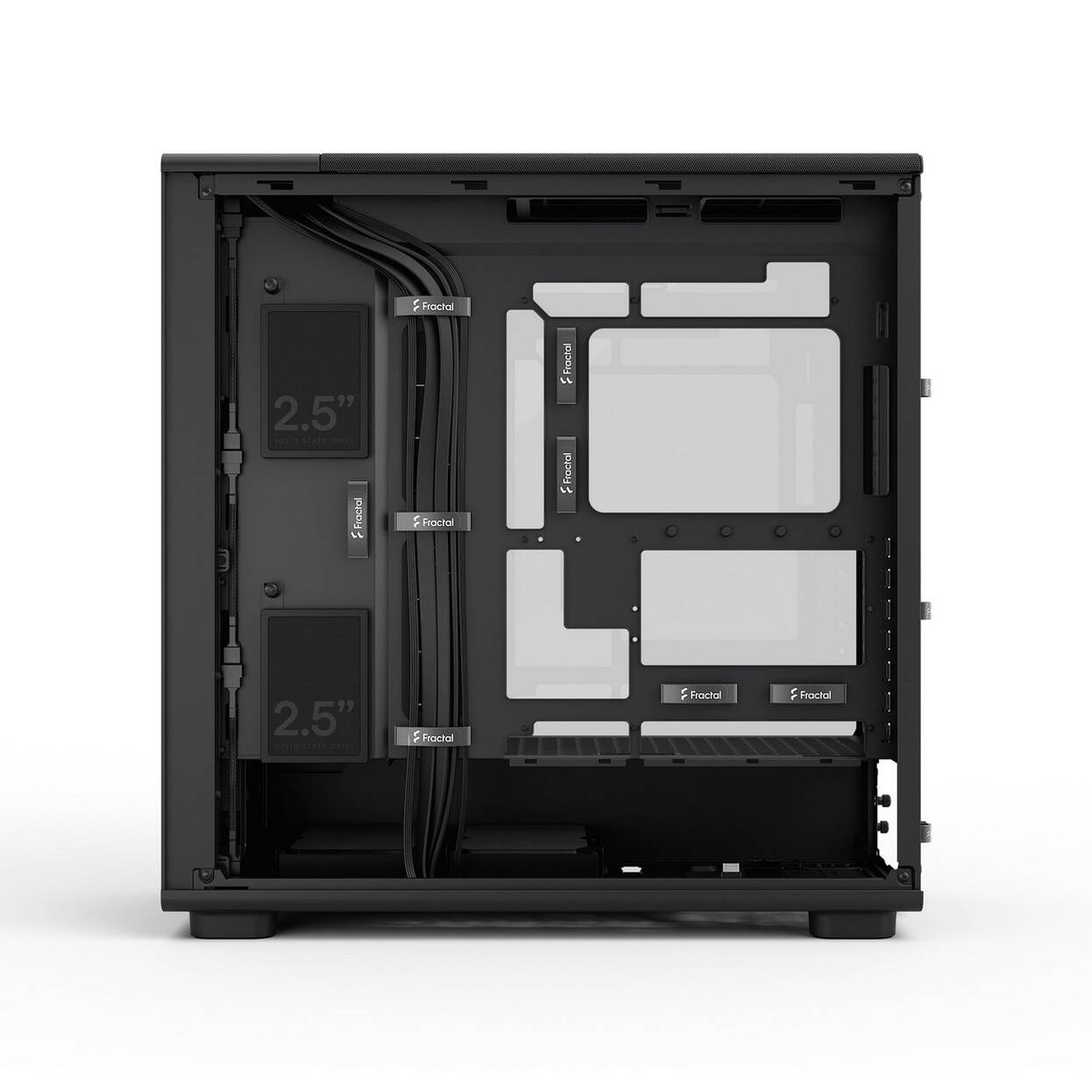 Fractal Design Epoch XL Black TG Light Tint PC Case, Mid Tower, E-ATX, Tempered Glass – Black